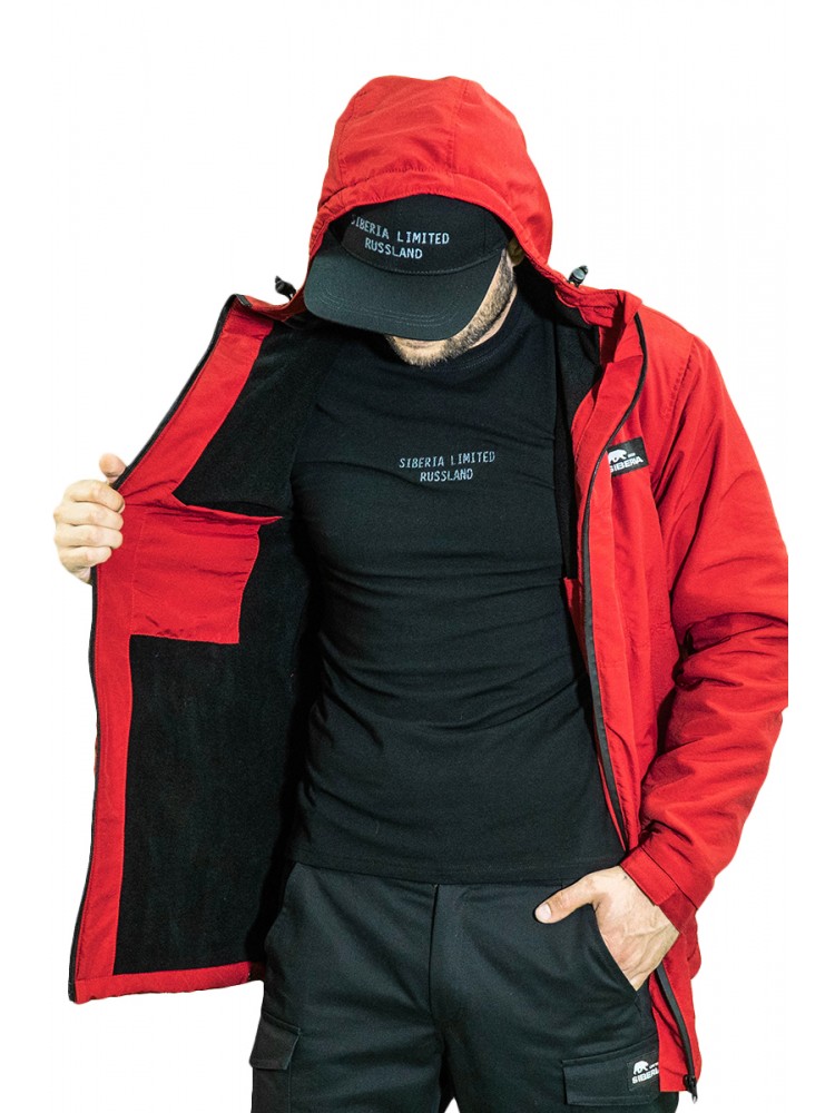 Куртка Sports 3.0 V2 на флисе красный